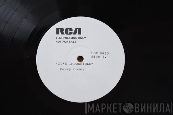  Perry Como  - It's Impossible