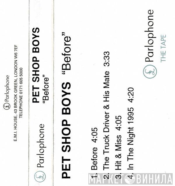  Pet Shop Boys  - Before