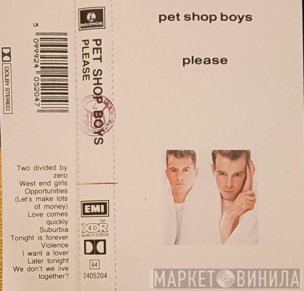  Pet Shop Boys  - Please