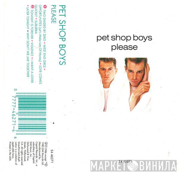  Pet Shop Boys  - Please