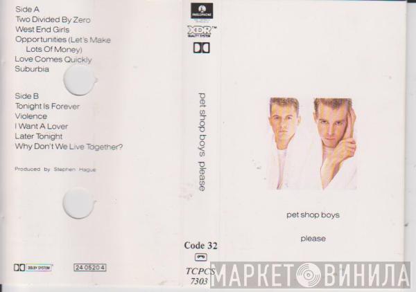  Pet Shop Boys  - Please