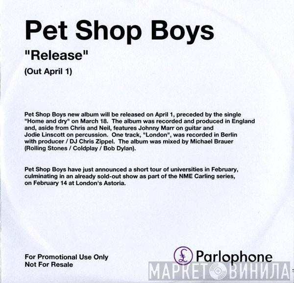  Pet Shop Boys  - Release