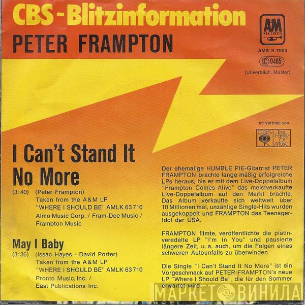  Peter Frampton  - I Can't Stand It No More