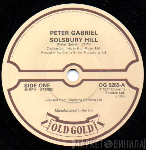 Peter Gabriel - Solsbury Hill / Games Without Frontiers