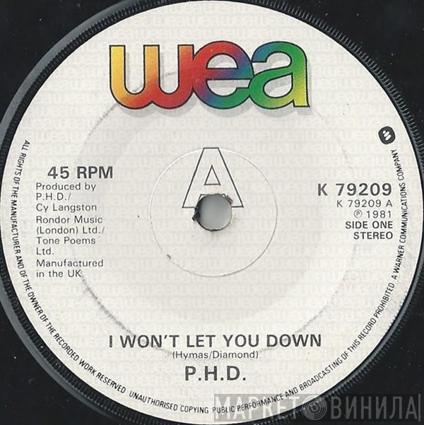 Ph.D. - I Won't Let You Down