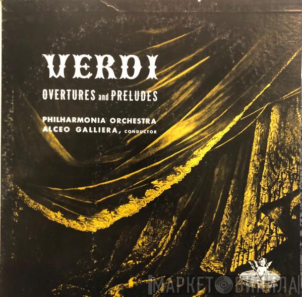 , Philharmonia Orchestra , Alceo Galliera  Giuseppe Verdi  - Overtures And Preludes