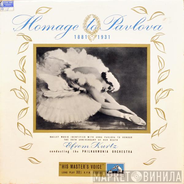 , Philharmonia Orchestra  Efrem Kurtz  - Homage To Pavlova
