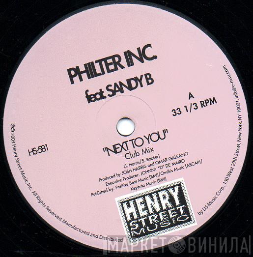Philter Inc., Sandy B - Next To You