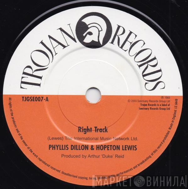 Phyllis Dillon, Hopeton Lewis, Karl Bryan, Tommy McCook & The Supersonics - Right Track / Moon Shot