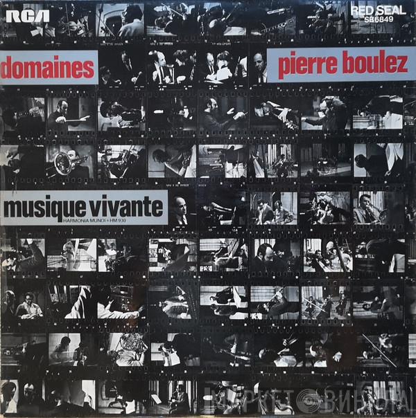 , Pierre Boulez  Ensemble Musique Vivante  - Domaines