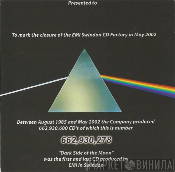  Pink Floyd  - The Dark Side Of The Moon