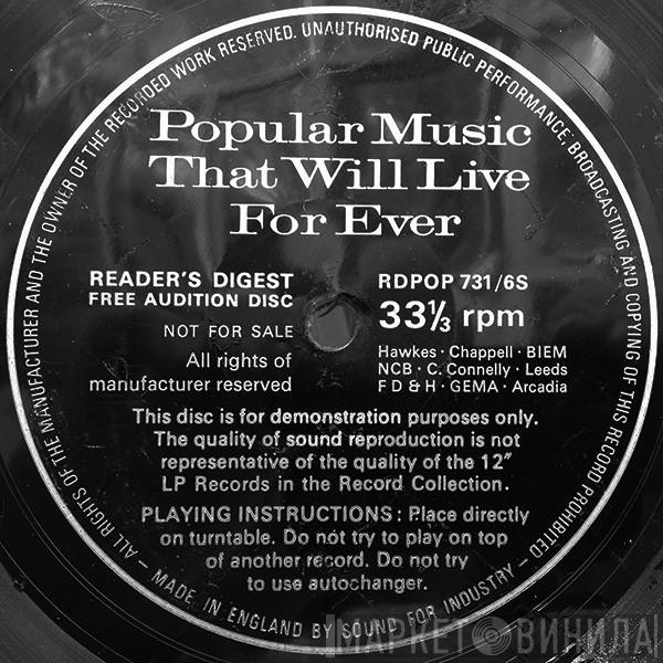  - Popular Music That Will Live For Ever