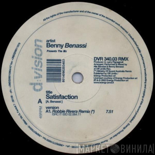 Presents Benny Benassi  The Biz   - Satisfaction
