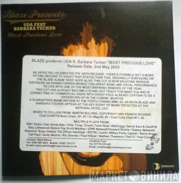 Presents Blaze Feat Underground Dance Artists United For Life  Barbara Tucker  - Most Precious Love