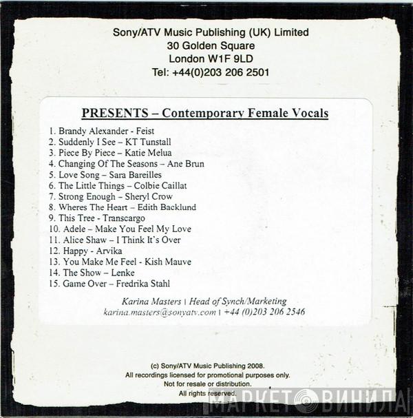  - Presents - Contemporary Female Vocals