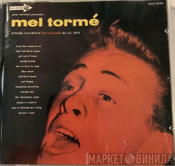 Presents Gene Norman  Mel Tormé  - At The Crescendo