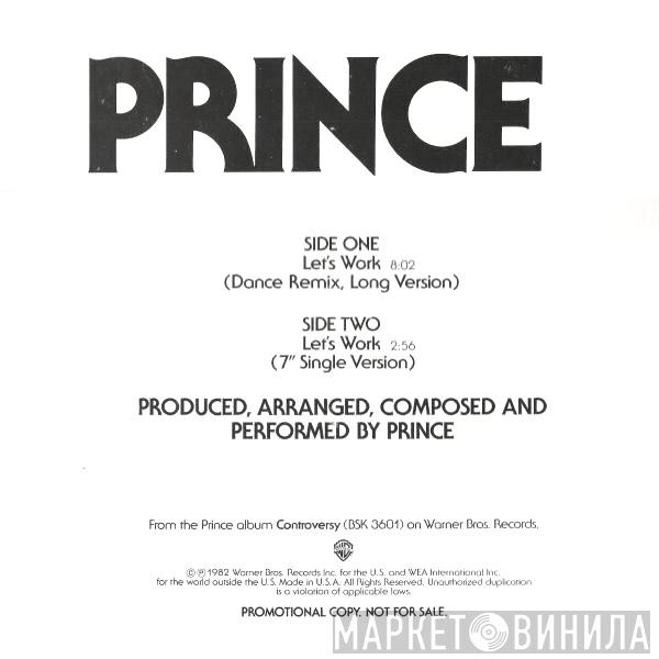  Prince  - Let's Work