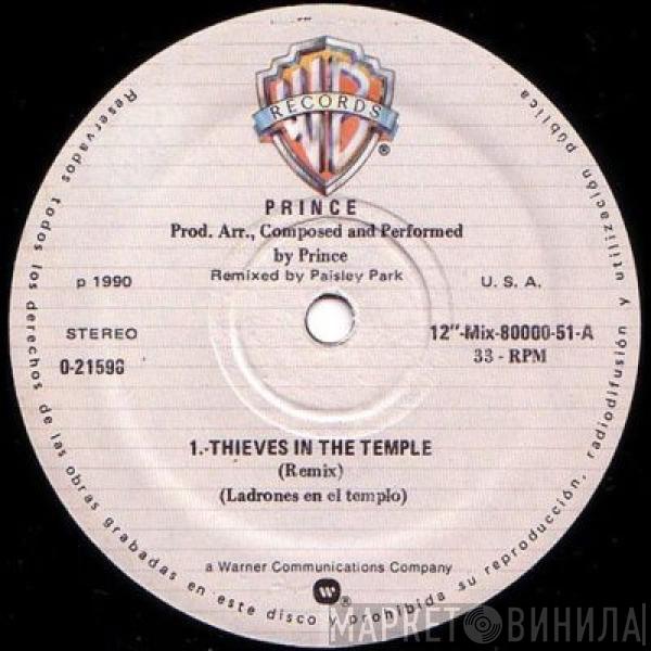  Prince  - Thieves In The Temple = Ladrones En El Templo