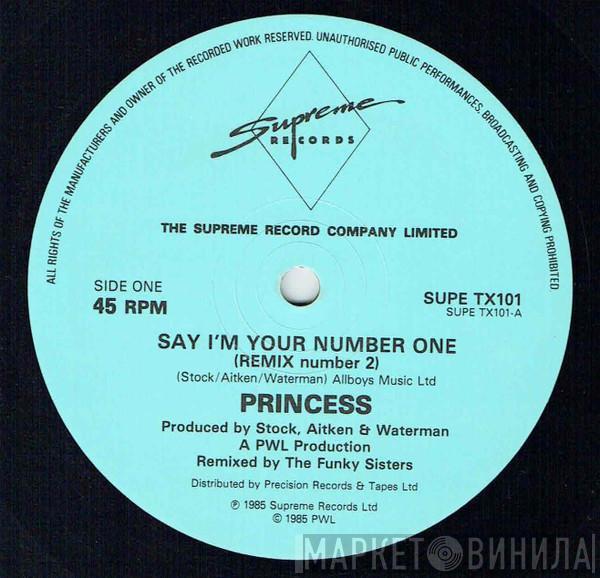 Princess - Say I'm Your No. 1 (Remix Number 2)