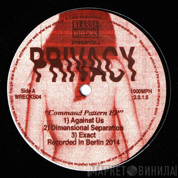 Privacy  - Command Pattern EP