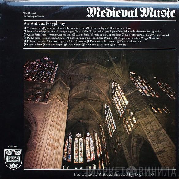 Pro Cantione Antiqua, Edgar Fleet - Medieval Music: Ars Antiqua Polyphony
