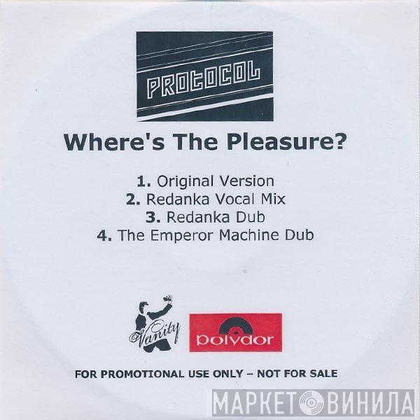  Protocol   - Where's The Pleasure?