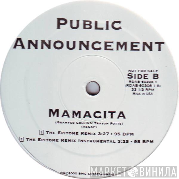 Public Announcement - Mamacita