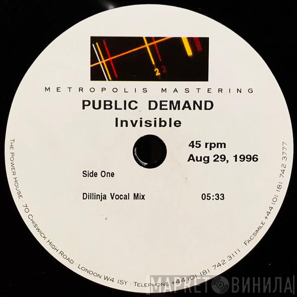  Public Demand  - Invisible (Dillinja Mixes)