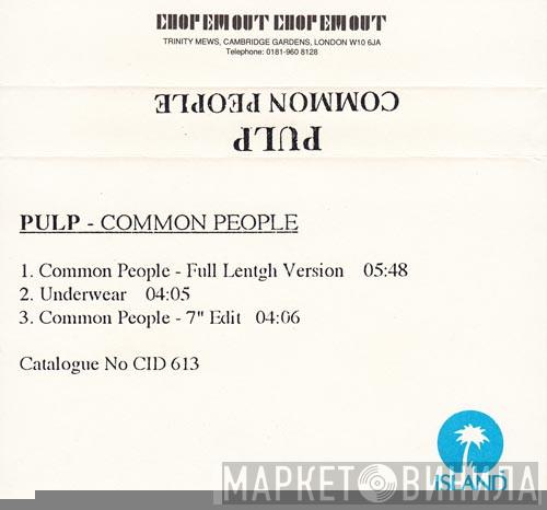  Pulp  - Common People