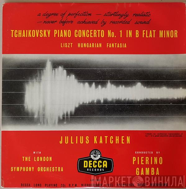 Pyotr Ilyich Tchaikovsky, Franz Liszt, Julius Katchen, The London Symphony Orchestra, Pierino Gamba - Piano Concerto No. 1 In B Flat Minor / Hungarian Fantasia
