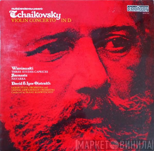 Pyotr Ilyich Tchaikovsky, Henryk Wieniawski, Pablo de Sarasate, David Oistrach, Igor Oistrach - Violin Concerto In D / Three Etudes-Caprices / Navarra