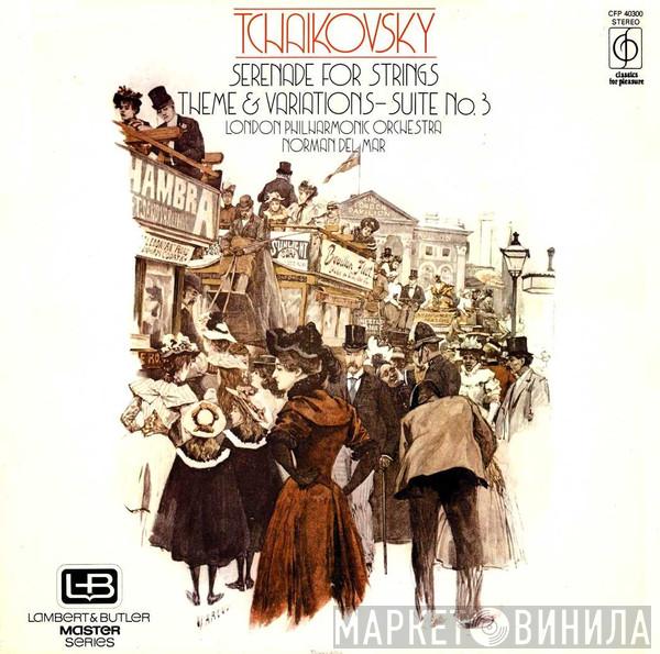 Pyotr Ilyich Tchaikovsky, The London Philharmonic Orchestra, Norman Del Mar - Serenade For Strings / Theme & Variations - Suite No. 3