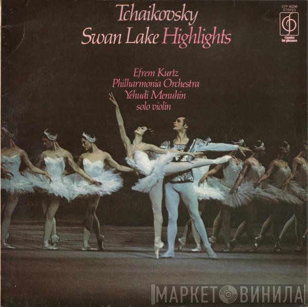 Pyotr Ilyich Tchaikovsky, Efrem Kurtz, Philharmonia Orchestra, Yehudi Menuhin - Swan Lake Highlights