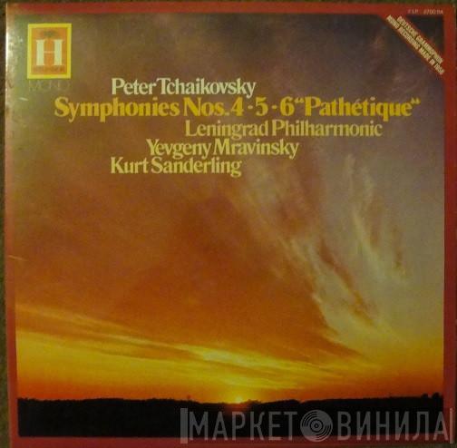 Pyotr Ilyich Tchaikovsky, Evgeny Mravinsky, Kurt Sanderling, Leningrad Philharmonic Orchestra - Symphonies Nos. 4 •  5 •  6  "Pathetique"