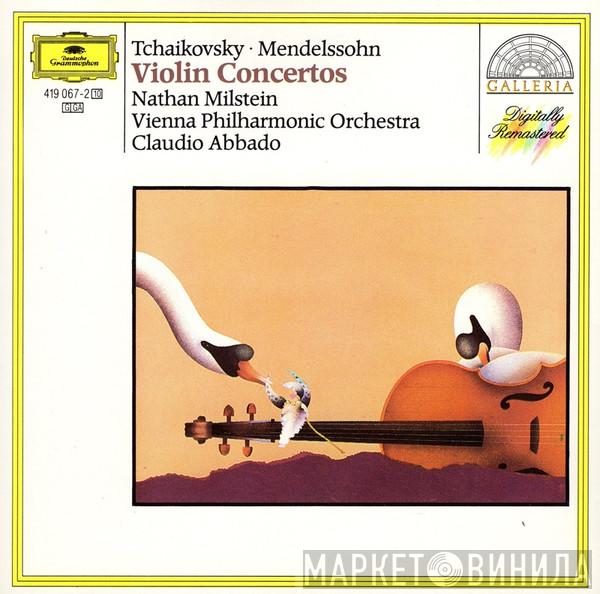 , Pyotr Ilyich Tchaikovsky , Felix Mendelssohn-Bartholdy , Nathan Milstein , Wiener Philharmoniker  Claudio Abbado  - Violin Concertos