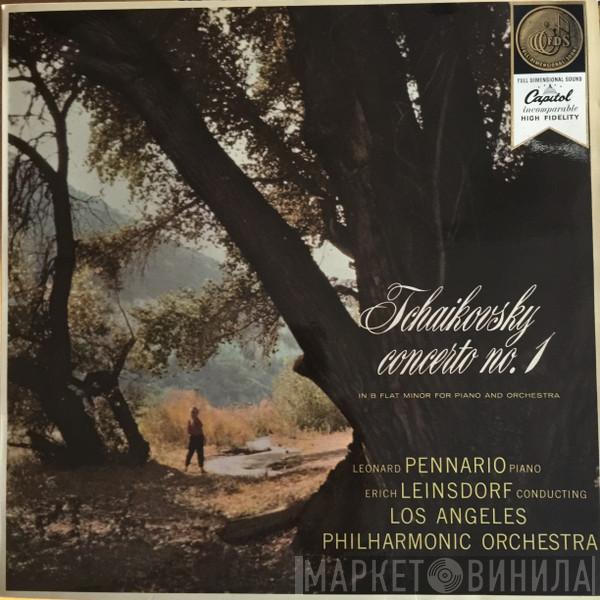, Pyotr Ilyich Tchaikovsky , Leonard Pennario , Erich Leinsdorf  Los Angeles Philharmonic Orchestra  - Tchaikovsky Concerto No. 1 In B Flat Minor for Piano and Orchestra