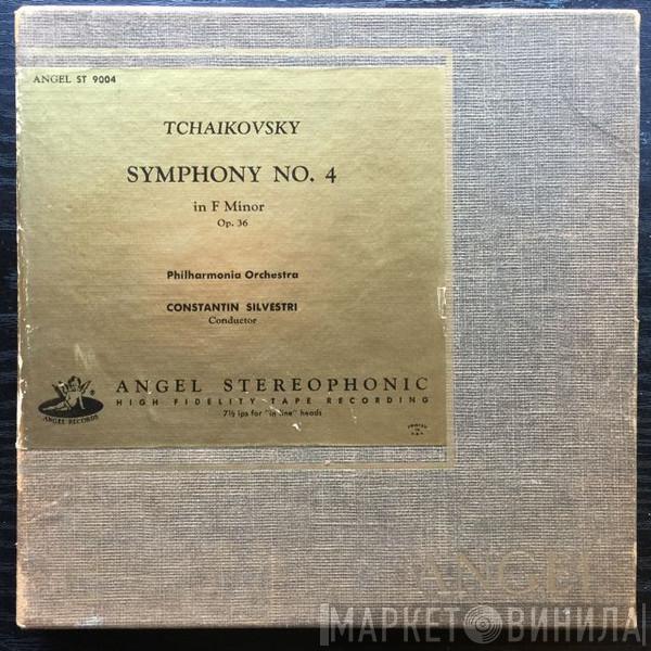 , Pyotr Ilyich Tchaikovsky , Philharmonia Orchestra  Constantin Silvestri  - Symphony No. 4 In F Minor, Op. 36