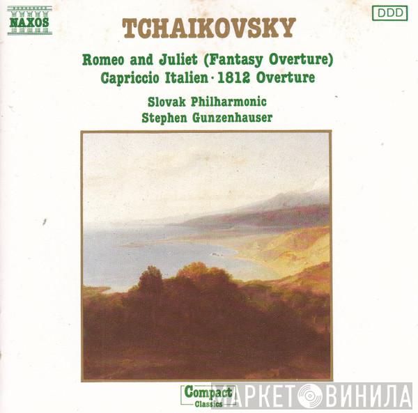 Pyotr Ilyich Tchaikovsky, Slovak Philharmonic Orchestra, Stephen Gunzenhauser - Romeo And Juliet (Fantasy Overture). Capriccio Italien. 1812 Overture