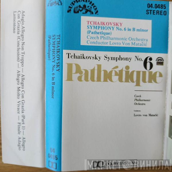 , Pyotr Ilyich Tchaikovsky , The Czech Philharmonic Orchestra  Lovro Von Matacic  - Symphony No. 6 - Pathétique