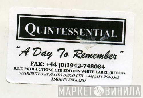 Quintessential - A Day To Remember