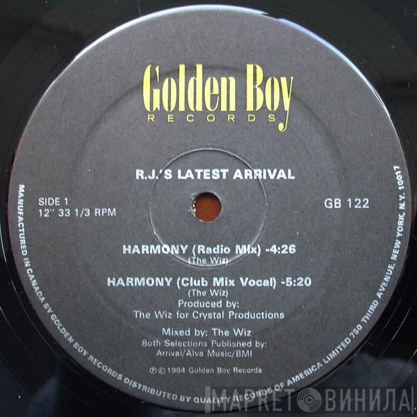 R.J.'s Latest Arrival - Harmony