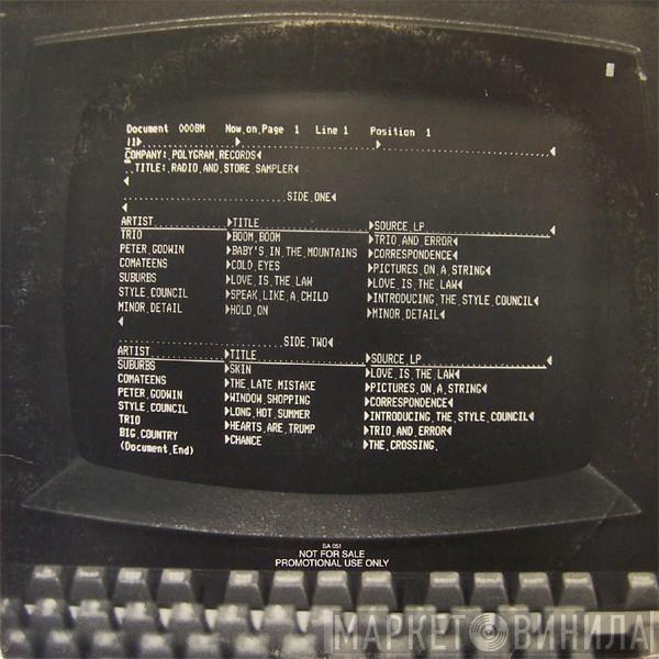  - Radio And Store Sampler