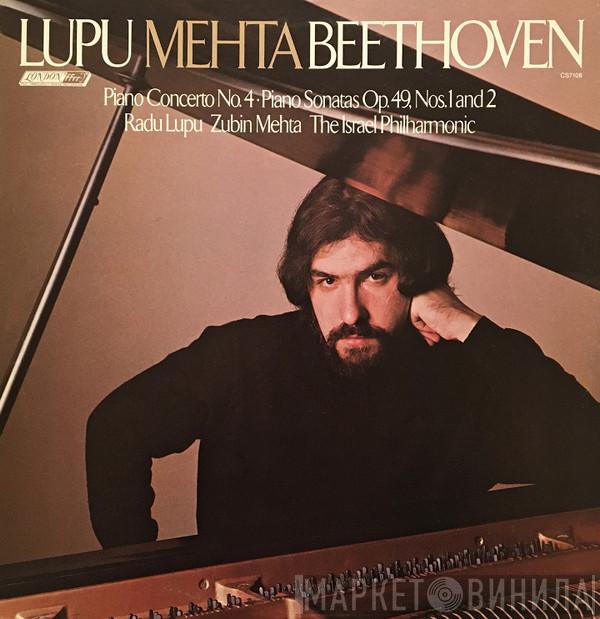 , Radu Lupu , Zubin Mehta , Ludwig van Beethoven  Israel Philharmonic Orchestra  - Lupu Mehta Beethoven Piano Concerto No. 4 Piano Sonatas Op. 49, Nos. 1 And 2