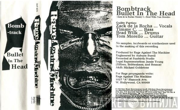  Rage Against The Machine  - Bombtrack / Bullet In The Head