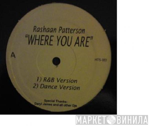 , Rahsaan Patterson  Carl Thomas  - Where You Are