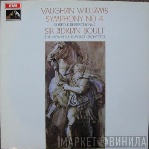 , Ralph Vaughan Williams , New Philharmonia Orchestra  Sir Adrian Boult  - Symphony No 4 In F Minor; Norfolk Rhapsody No 1