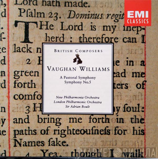 Ralph Vaughan Williams New Philharmonia Orchestra The London Philharmonic Orchestra Sir Adrian Boult  - A Pastoral Symphony / Symphony No. 5