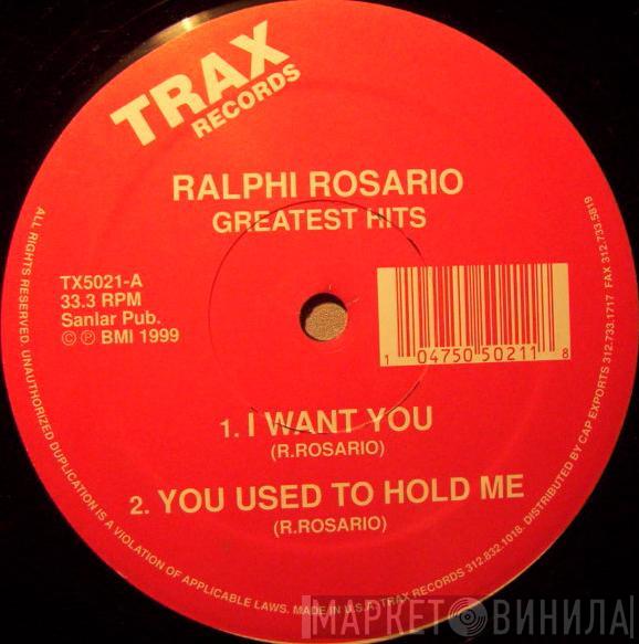  Ralphi Rosario  - Greatest Hits
