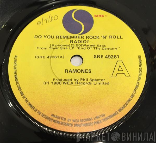  Ramones  - Do You Remember Rock 'N' Roll Radio? / Let's Go