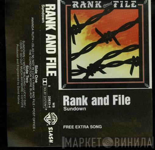 Rank & File  - Sundown